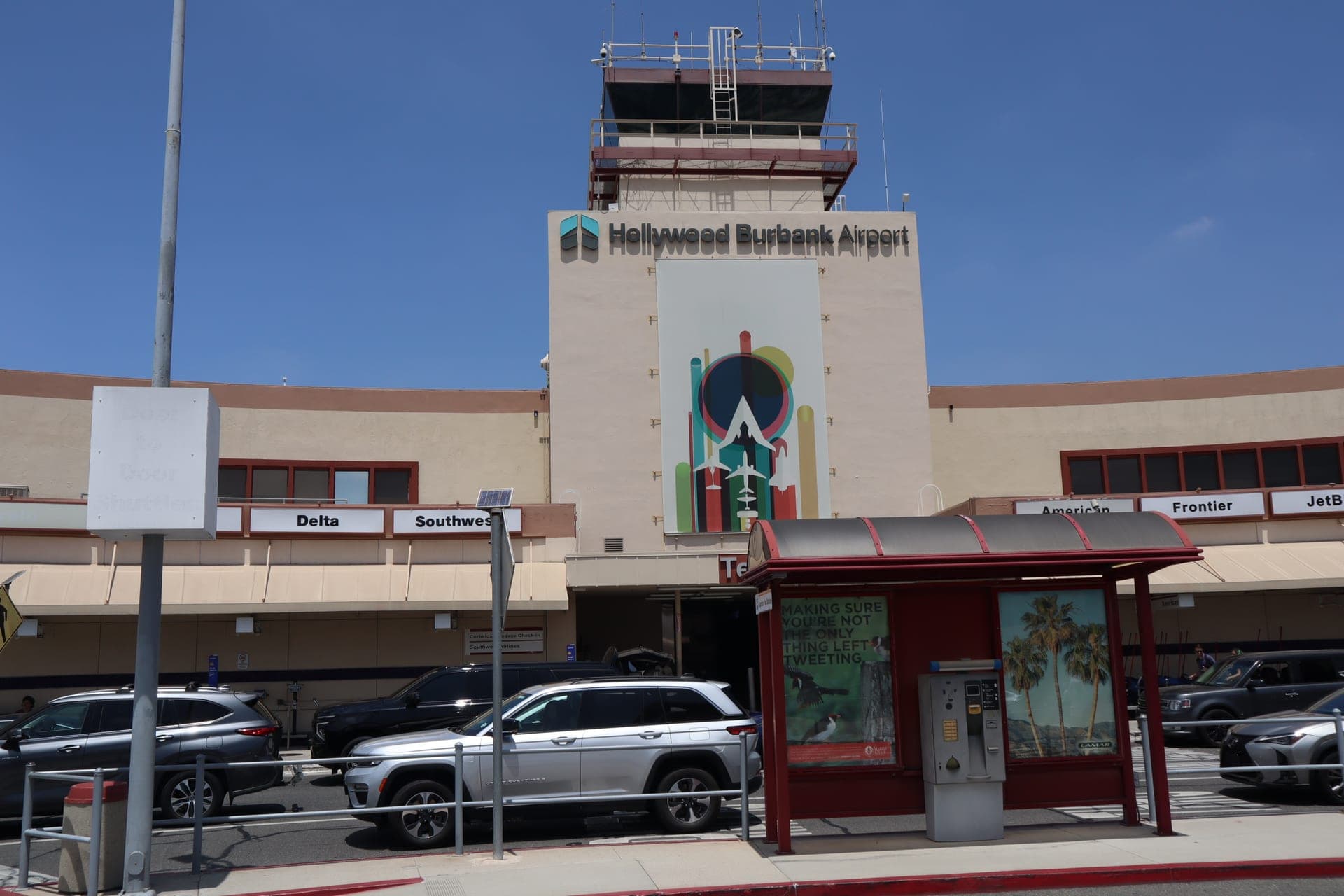 Hollywood Burbank Airport terminal — VIP City Rides luxury car service BUR